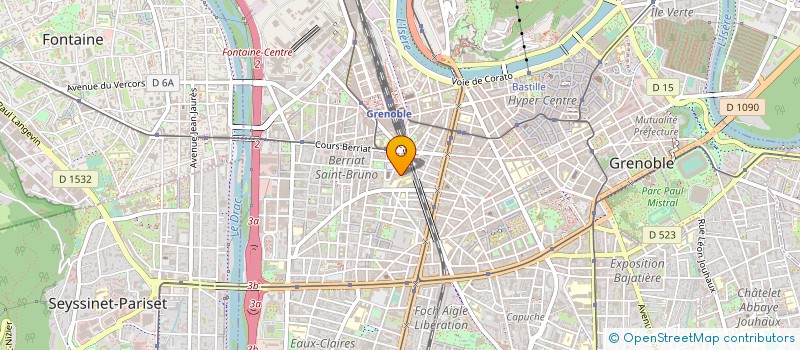 localisation de l'entreprise MADAME AUDE MUGNIER à GRENOBLE