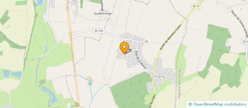 localisation de l'entreprise MADAME AUDE NAUDET  PIGNY