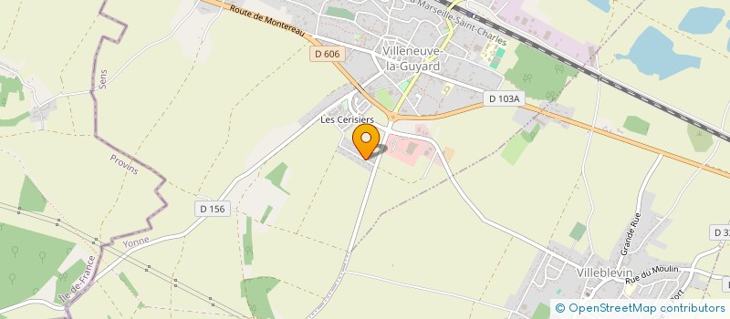 localisation de l'entreprise MADAME AUDE NGUYEN VAN QUI  VILLENEUVE-LA-GUYARD