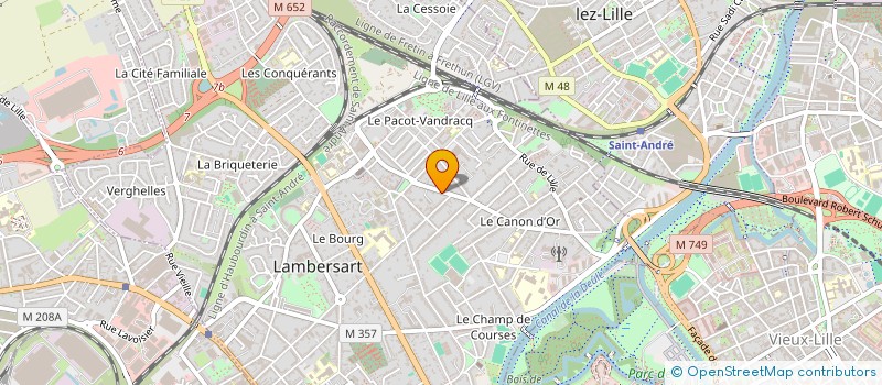 localisation de l'entreprise MADAME AUDE OBJOIS à LAMBERSART