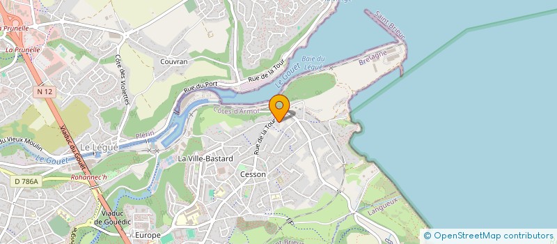 localisation de l'entreprise MADAME AUDE OSNOWYCZ à SAINT-BRIEUC