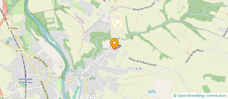 localisation de l'entreprise MADAME AUDE PAINTANDRE à VENERQUE