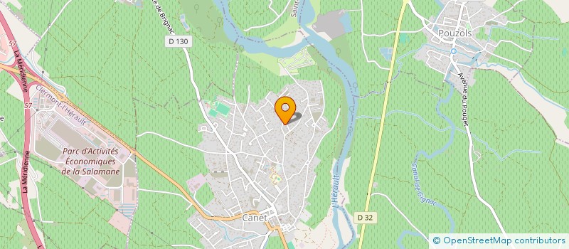 localisation de l'entreprise MADAME AUDE PARRA  CANET