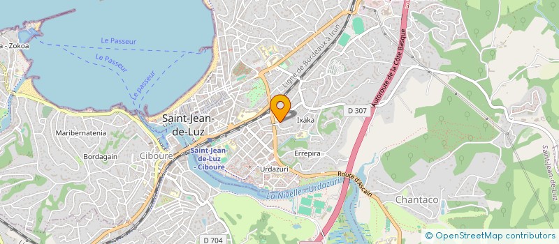 localisation de l'entreprise MADAME AUDE PAYS  SAINT-JEAN-DE-LUZ