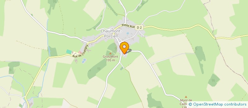 localisation de l'entreprise MADAME AUDE PECHENET  CHAUMONT-PORCIEN