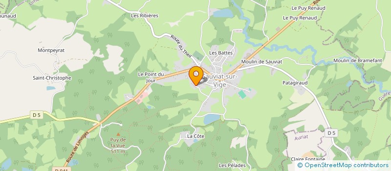 localisation de l'entreprise MADAME AUDE PEIGNER à LE CHATENET-EN-DOGNON