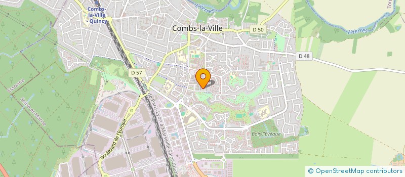 localisation de l'entreprise MADAME AUDE PERICAT  COMBS-LA-VILLE