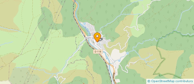 localisation de l'entreprise MADAME AUDE PEROPADRE  ALET-LES-BAINS