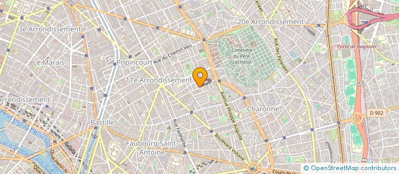 localisation de l'entreprise MADAME AUDE PERRONET  PARIS