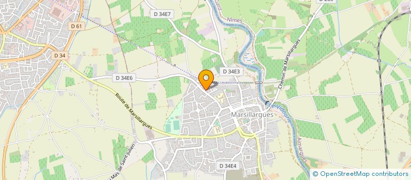 localisation de l'entreprise MADAME AUDE PERUSSEAU à MARSILLARGUES