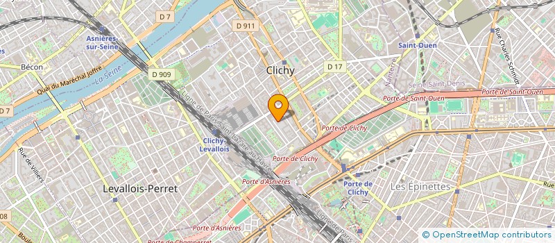 localisation de l'entreprise MADAME AUDE PETIT à CLICHY