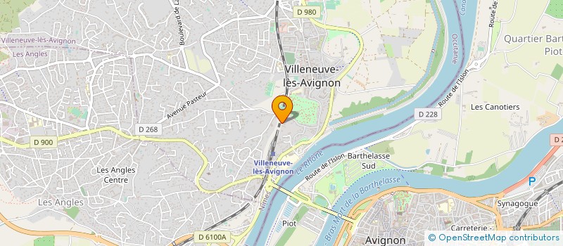 localisation de l'entreprise MADAME AUDE PEYRE DE GROLEE VIRVILLE à VILLENEUVE-LES-AVIGNON