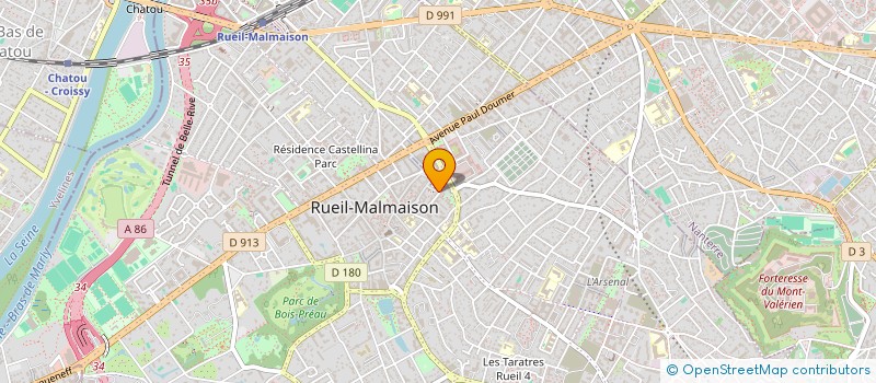 localisation de l'entreprise MADAME AUDE PEYRON à RUEIL-MALMAISON