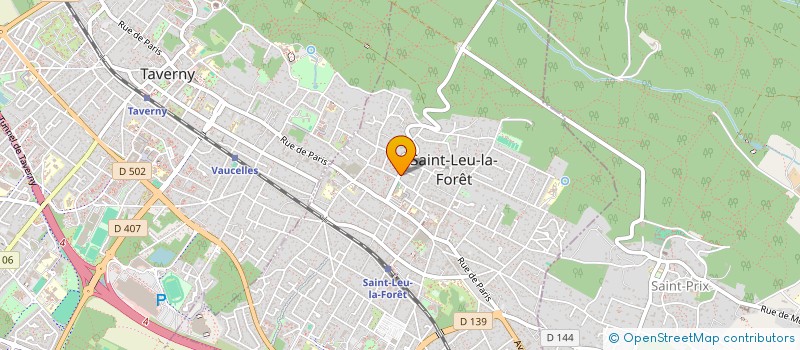 localisation de l'entreprise MADAME AUDE PFISTER à SAINT-LEU-LA-FORET