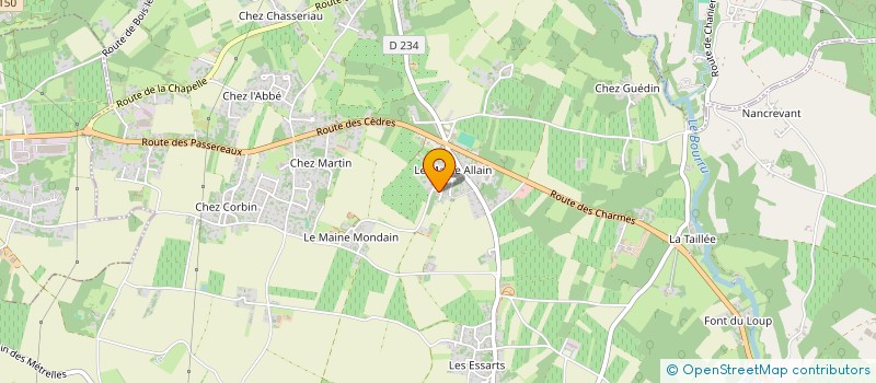 localisation de l'entreprise MADAME AUDE PHELIPOT à CHERAC