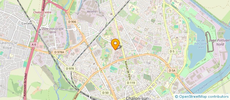 localisation de l'entreprise MADAME AUDE PICHAVANT à CHALON-SUR-SAONE