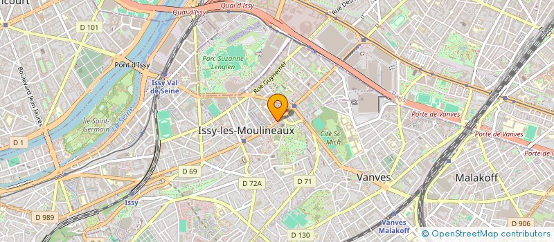 localisation de l'entreprise MADAME AUDE PICHELIN à ISSY-LES-MOULINEAUX