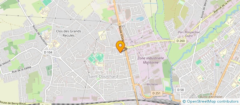 localisation de l'entreprise MADAME AUDE PICOT  SAINT-DOULCHARD