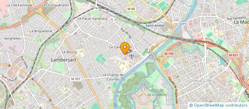 localisation de l'entreprise MADAME AUDE PLICHET à LAMBERSART