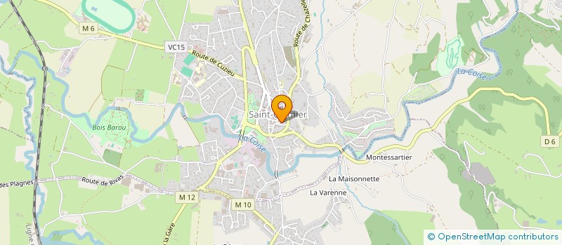 localisation de l'entreprise MADAME AUDE POINTE  SAINT-GALMIER