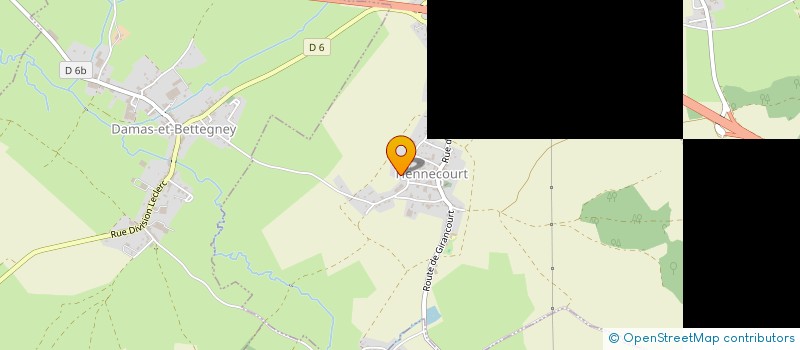 localisation de l'entreprise MADAME AUDE POIRSON  HENNECOURT