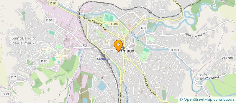 localisation de l'entreprise MADAME AUDE PRADEL à CARMAUX
