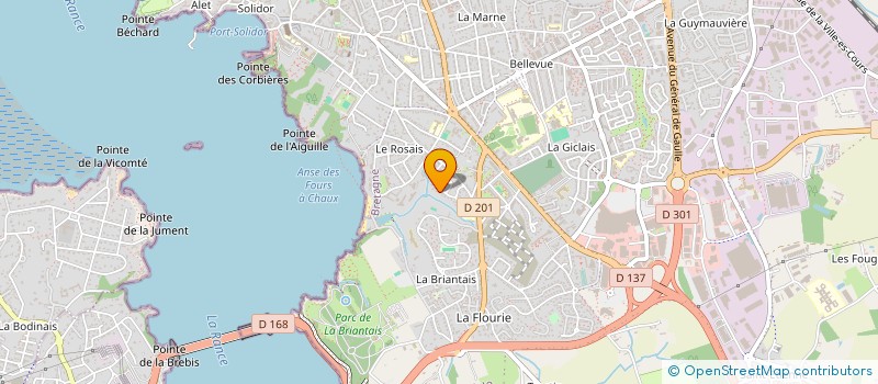 localisation de l'entreprise MADAME AUDE PRAUD  SAINT-MALO