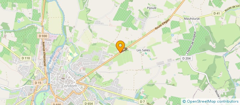 localisation de l'entreprise MADAME AUDE PRENASSI  CONDOM