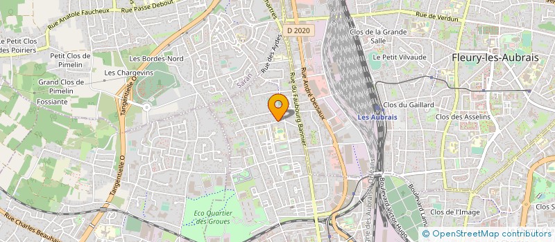 localisation de l'entreprise MADAME AUDE PRIEUR à ORLEANS