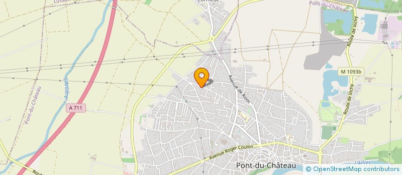 localisation de l'entreprise MADAME AUDE PROISY  PONT-DU-CHATEAU