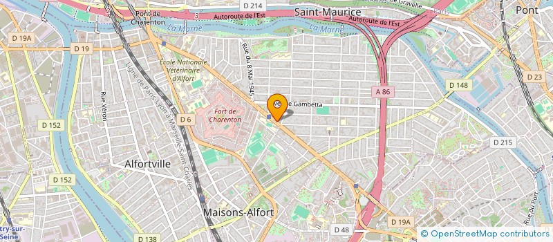 localisation de l'entreprise MADAME AUDE PRONNIER  MAISONS-ALFORT