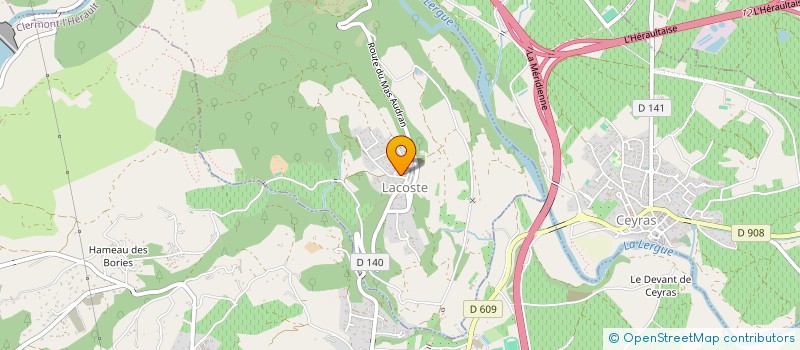 localisation de l'entreprise MADAME AUDE PUECH  LACOSTE