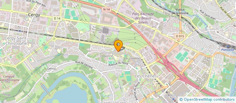 localisation de l'entreprise MADAME AUDE QUASHIE  CERGY