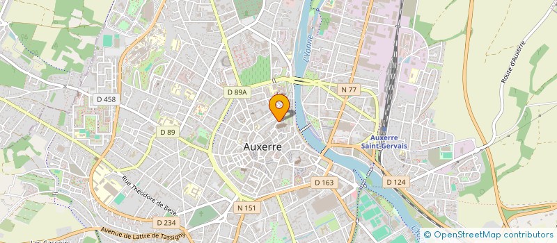 localisation de l'entreprise MADAME AUDE QUENTIN  AUXERRE