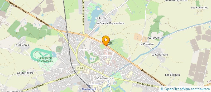 localisation de l'entreprise MADAME AUDE RABILLER  MACHECOUL-SAINT-MEME