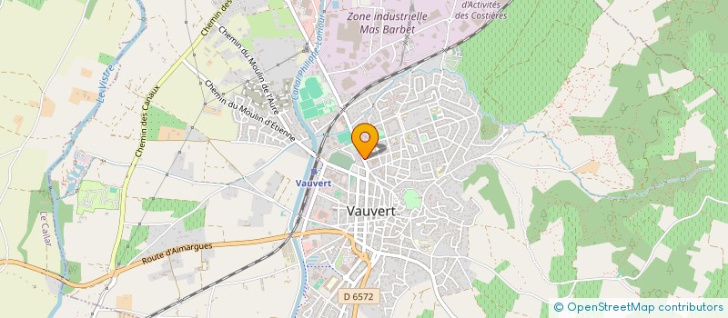 localisation de l'entreprise MADAME AUDE RAFA  VAUVERT