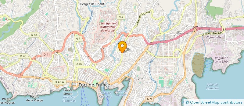 localisation de l'entreprise MADAME AUDE REGY  FORT-DE-FRANCE