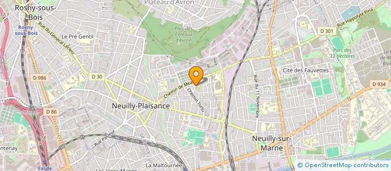 localisation de l'entreprise MADAME AUDE RENAULT à NEUILLY-PLAISANCE