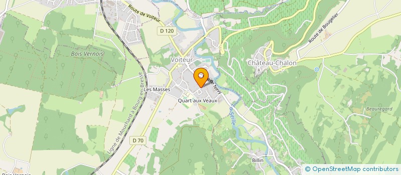 localisation de l'entreprise MADAME AUDE REVERBERI  ARLAY