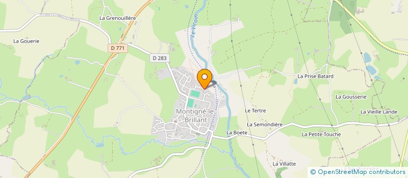 localisation de l'entreprise MADAME AUDE ROBIN à LAVAL