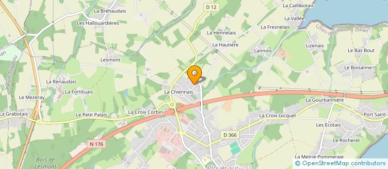 localisation de l'entreprise MADAME AUDE ROBIN à PLOUER-SUR-RANCE