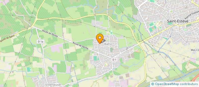 localisation de l'entreprise MADAME AUDE RODRIGUEZ  BAHO