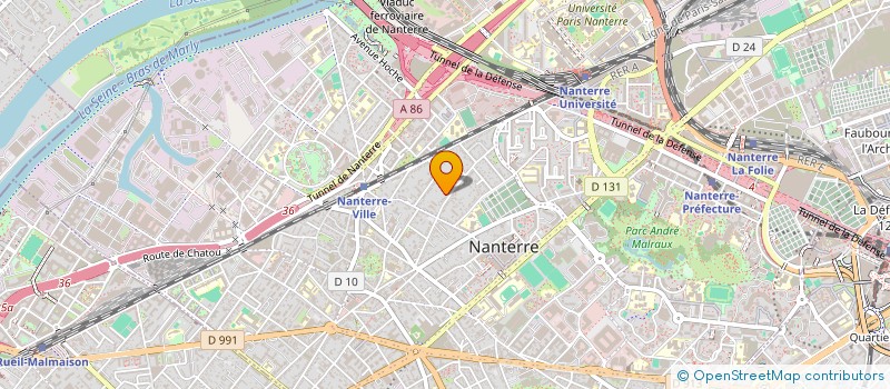 localisation de l'entreprise MADAME AUDE ROFFI  NANTERRE