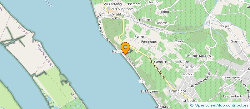 localisation de l'entreprise MADAME AUDE ROMEDENNE à GAURIAC