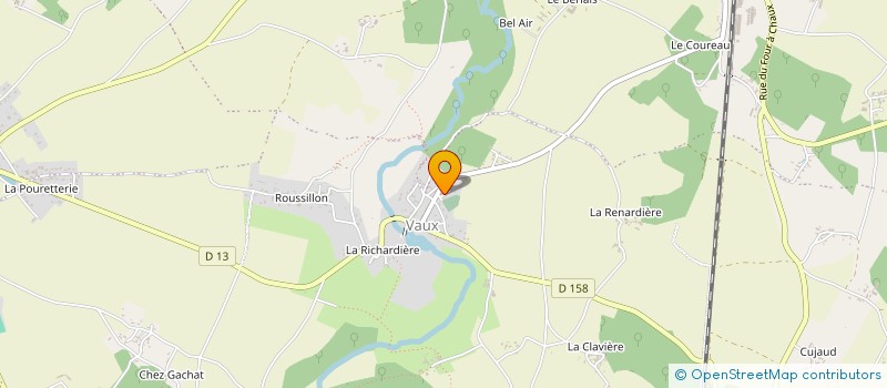 localisation de l'entreprise MADAME AUDE ROTELLINI à VALENCE-EN-POITOU