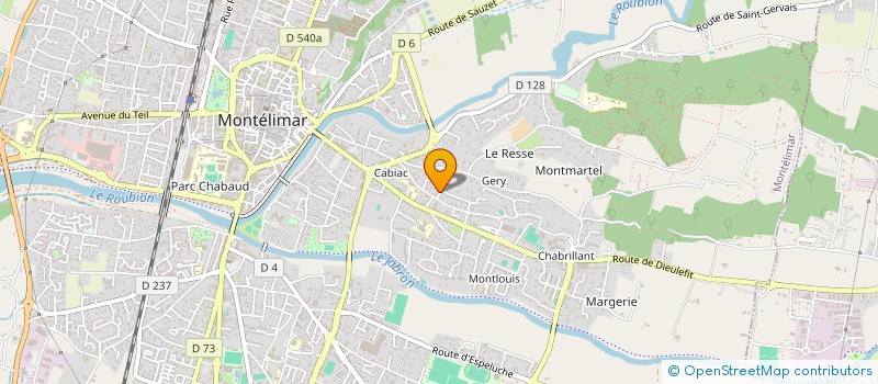 localisation de l'entreprise MADAME AUDE ROTIVAL  MONTELIMAR