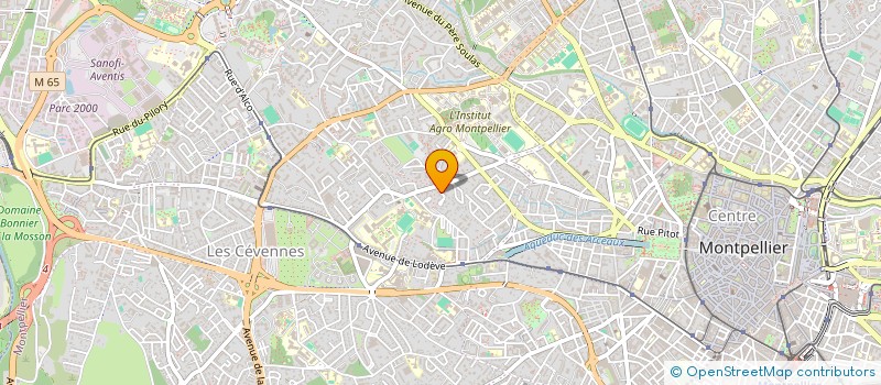 localisation de l'entreprise MADAME AUDE SAINTE-ROSE à MONTPELLIER