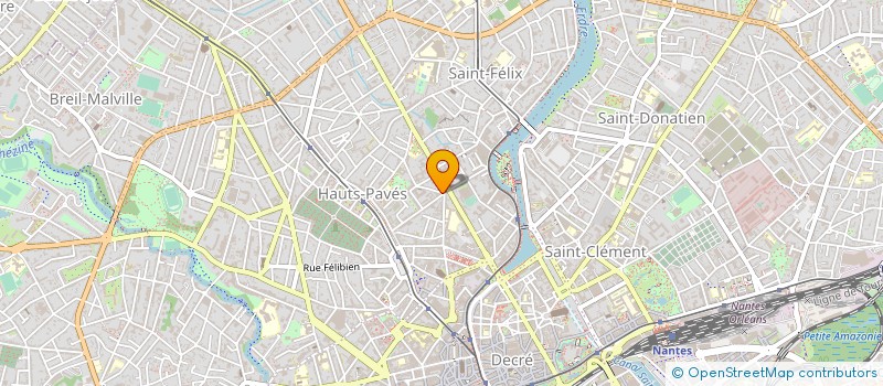 localisation de l'entreprise MADAME AUDE SAUCEY à NANTES
