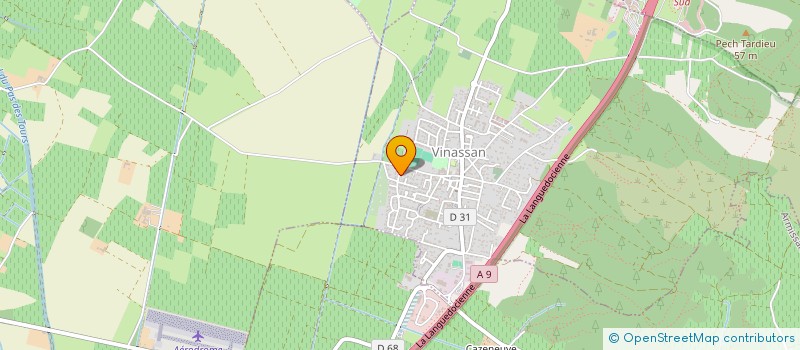 localisation de l'entreprise MADAME AUDE SAUNIE  VINASSAN