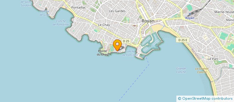 localisation de l'entreprise MADAME AUDE SEGUINOT  ROYAN